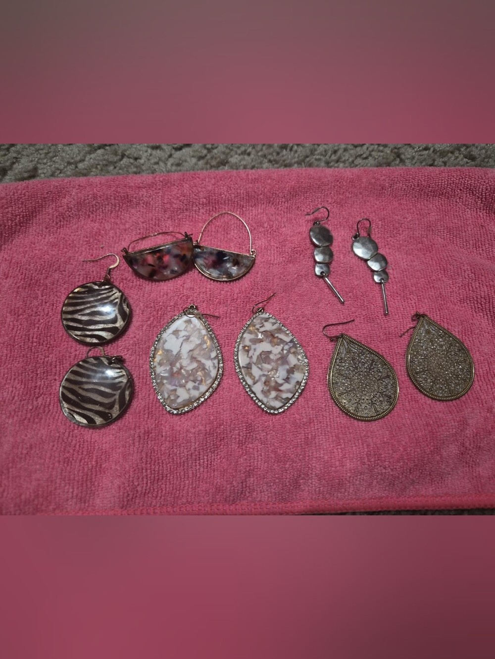 5 Pair Statement Earring Bundle Boho